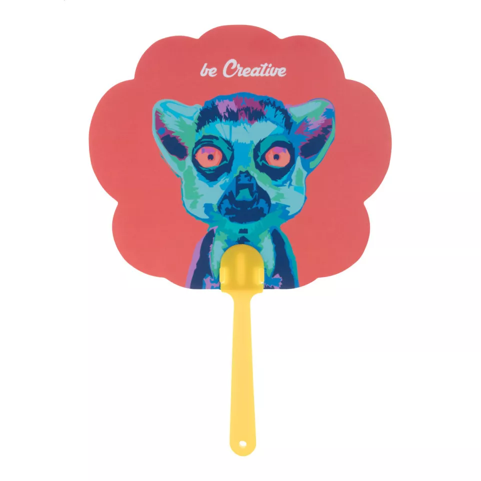 Digibreeze yellow white custom made fan 