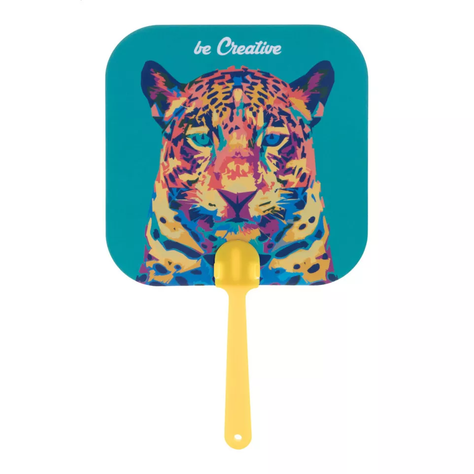 Digibreeze yellow white custom made fan 