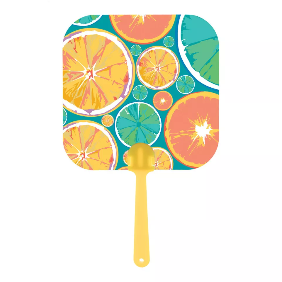 Digibreeze yellow white custom made fan 