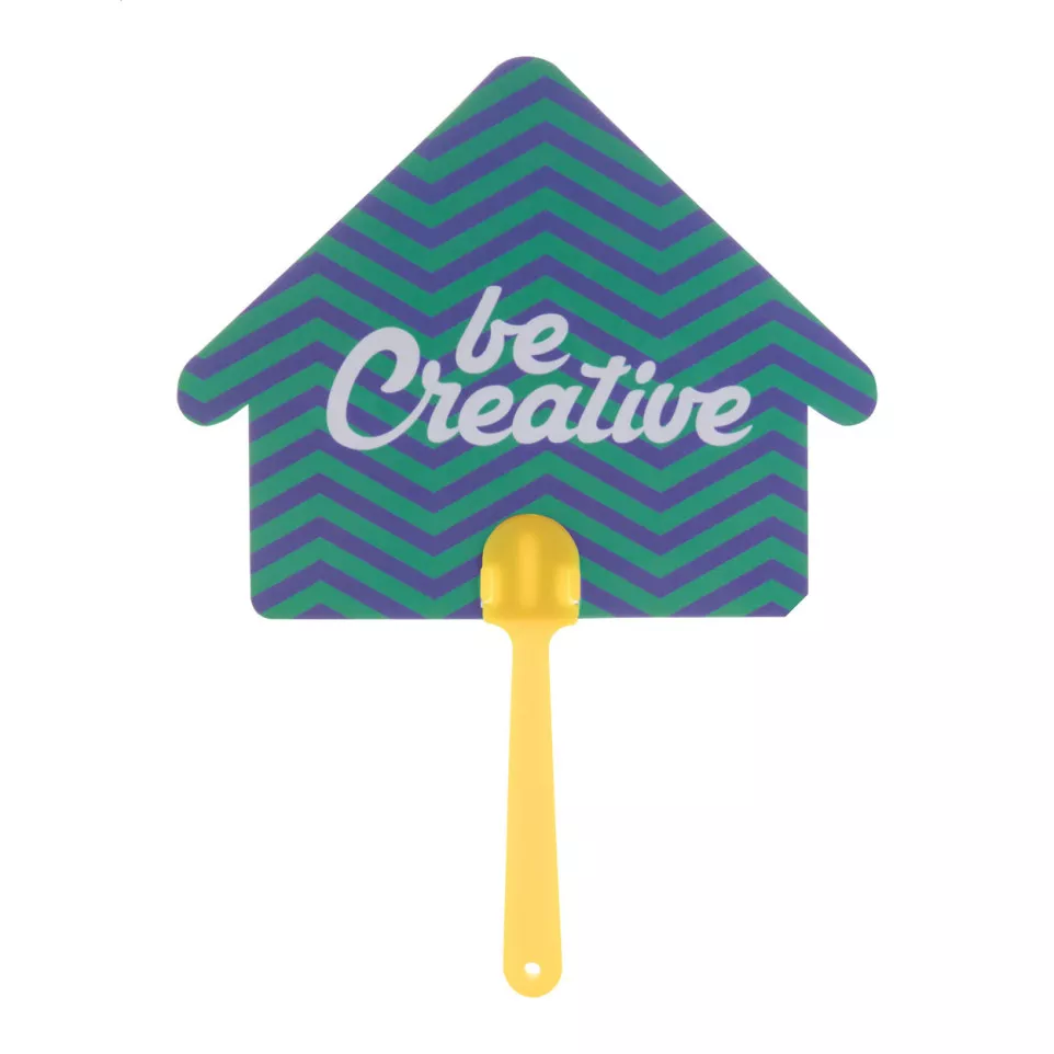 Digibreeze yellow white custom made fan 