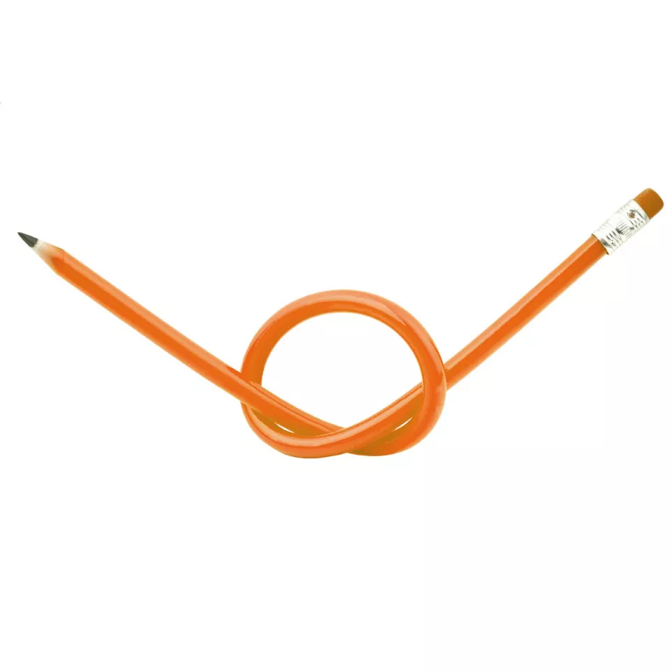 Flenxil orange  flexible pencil 