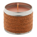 Scendle brown silver scented candle, chocolate 
