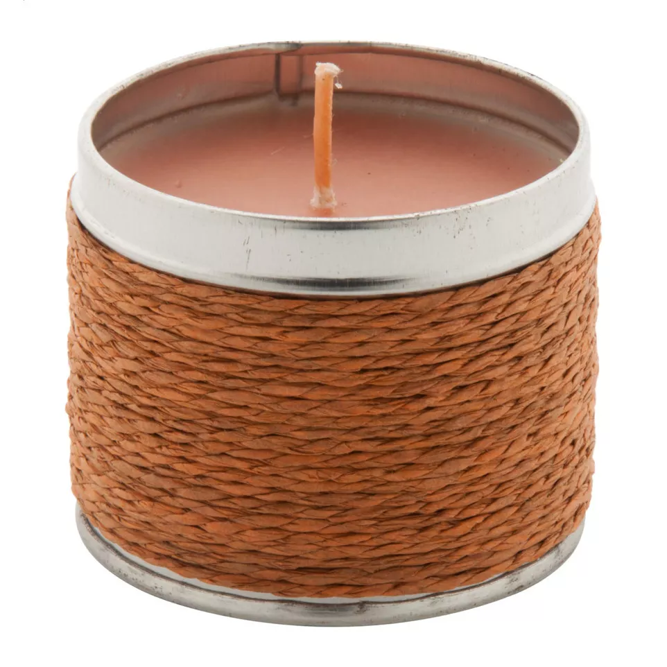 Scendle brown silver scented candle,...