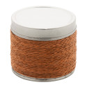 Scendle brown silver scented candle, chocolate 