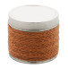 Scendle brown silver scented candle, chocolate 