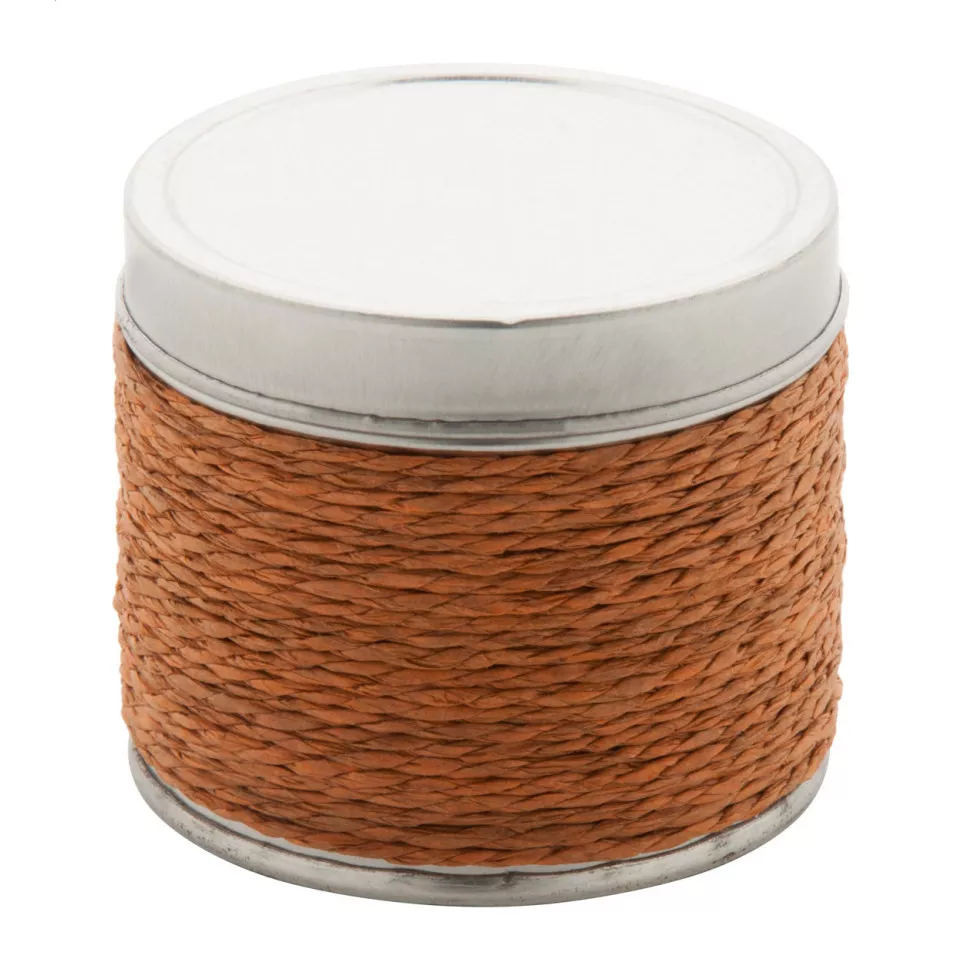 Scendle brown silver scented candle,...