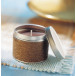 Scendle brown silver scented candle, chocolate 