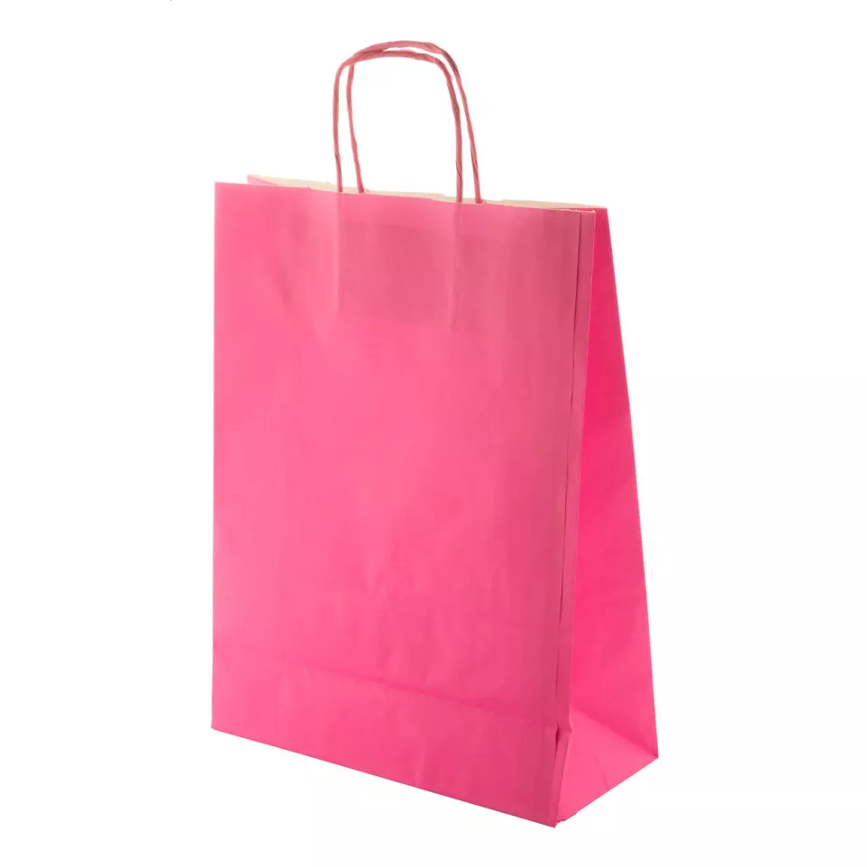 Store rose  sac en papier 