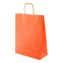 Store orange  paper bag 