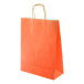 Store orange  sac en papier 