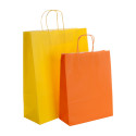 Store orange  sac en papier 