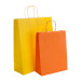 Store orange  sac en papier 