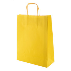Store yellow  paper bag 