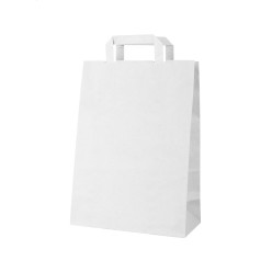 Market blanc  sac en papier 