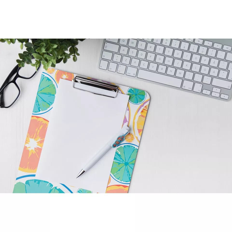 Woopy wit  custom made A4 clip board 