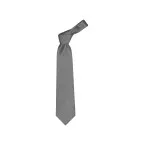 Colours grey  necktie 