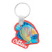 CreaFob transparent red  custom made keyring 