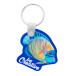 CreaFob blue  custom made keyring 