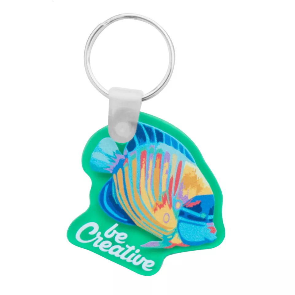 CreaFob vert transparent  porte-clés 