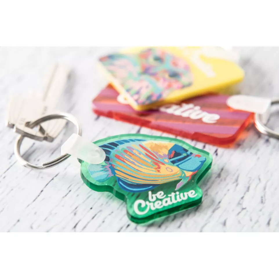 CreaFob vert transparent  porte-clés 
