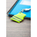 Pit Lane yellow  mini reflective vest keyring 