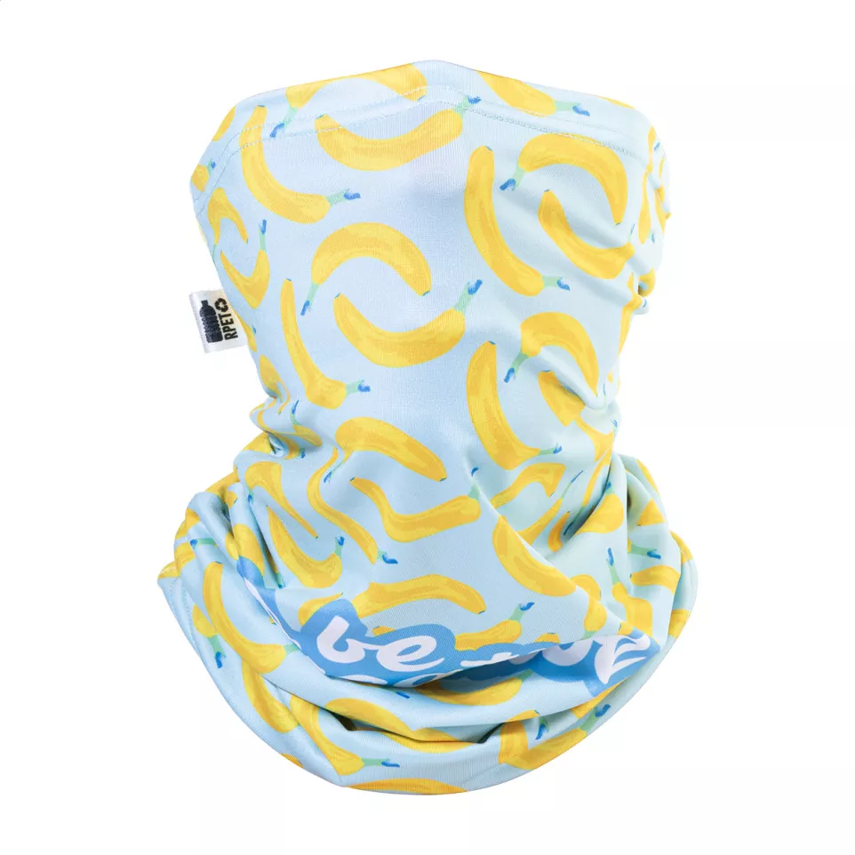 CreaScarf white  custom RPET multiscarf 