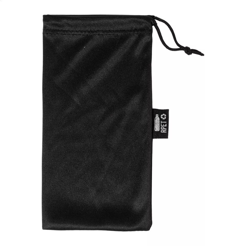 Pousun black  RPET sunglasses case 