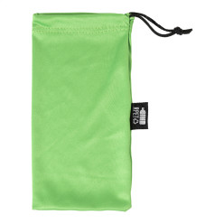 Pousun green  RPET sunglasses case 