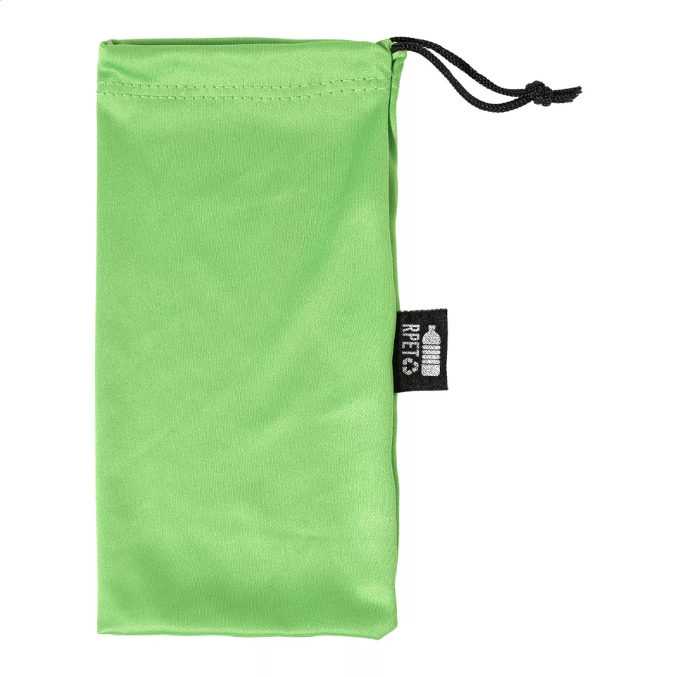 Pousun green  RPET sunglasses case 