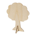 SendCraft blanc  carte postale puzzle personnalisée, arbre 