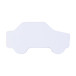 CreaStick Car wit  custon made sticky notitieblok 