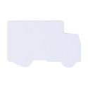 CreaStick Truck white  custom sticky notepad 