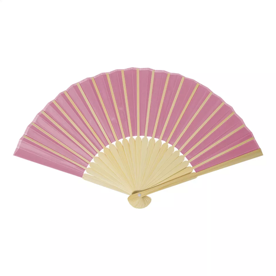 Repper pink  RPET hand fan 