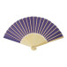 Repper purple  RPET hand fan 