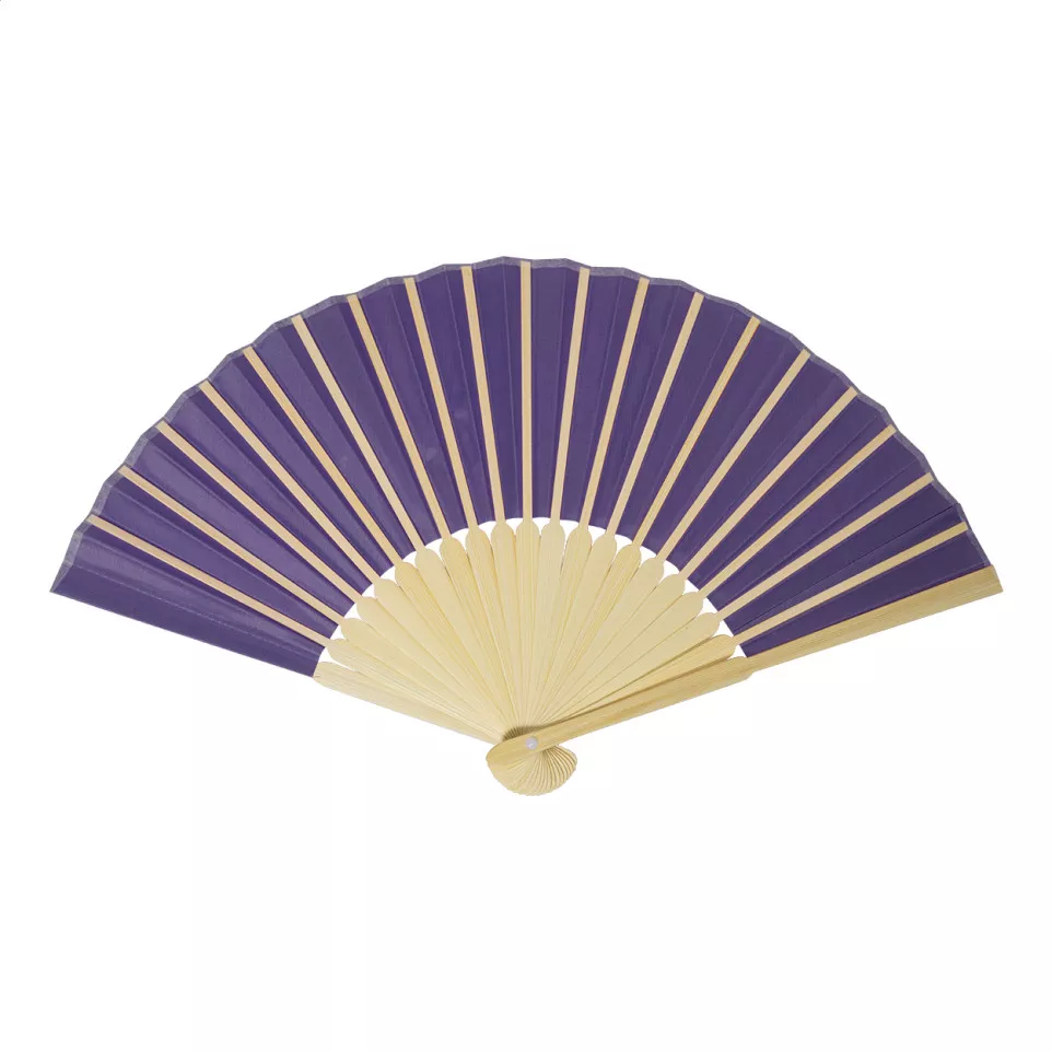 Repper purple  RPET hand fan 