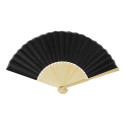 Repper black  RPET hand fan 