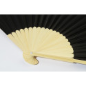 Repper black  RPET hand fan 
