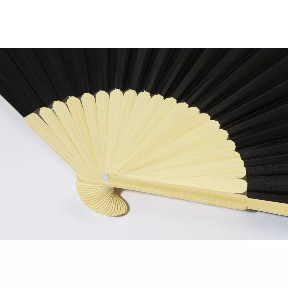 Repper black  RPET hand fan 