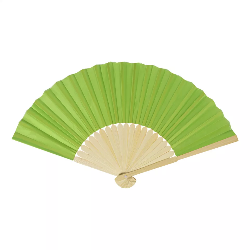 Repper green  RPET hand fan 