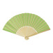 Repper green  RPET hand fan 