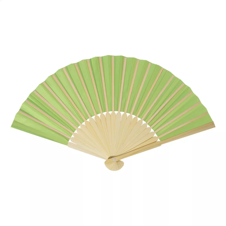 Repper green  RPET hand fan 