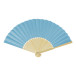 Repper light blue  RPET hand fan 