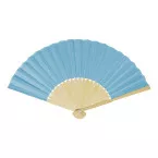 Repper light blue  RPET hand fan 