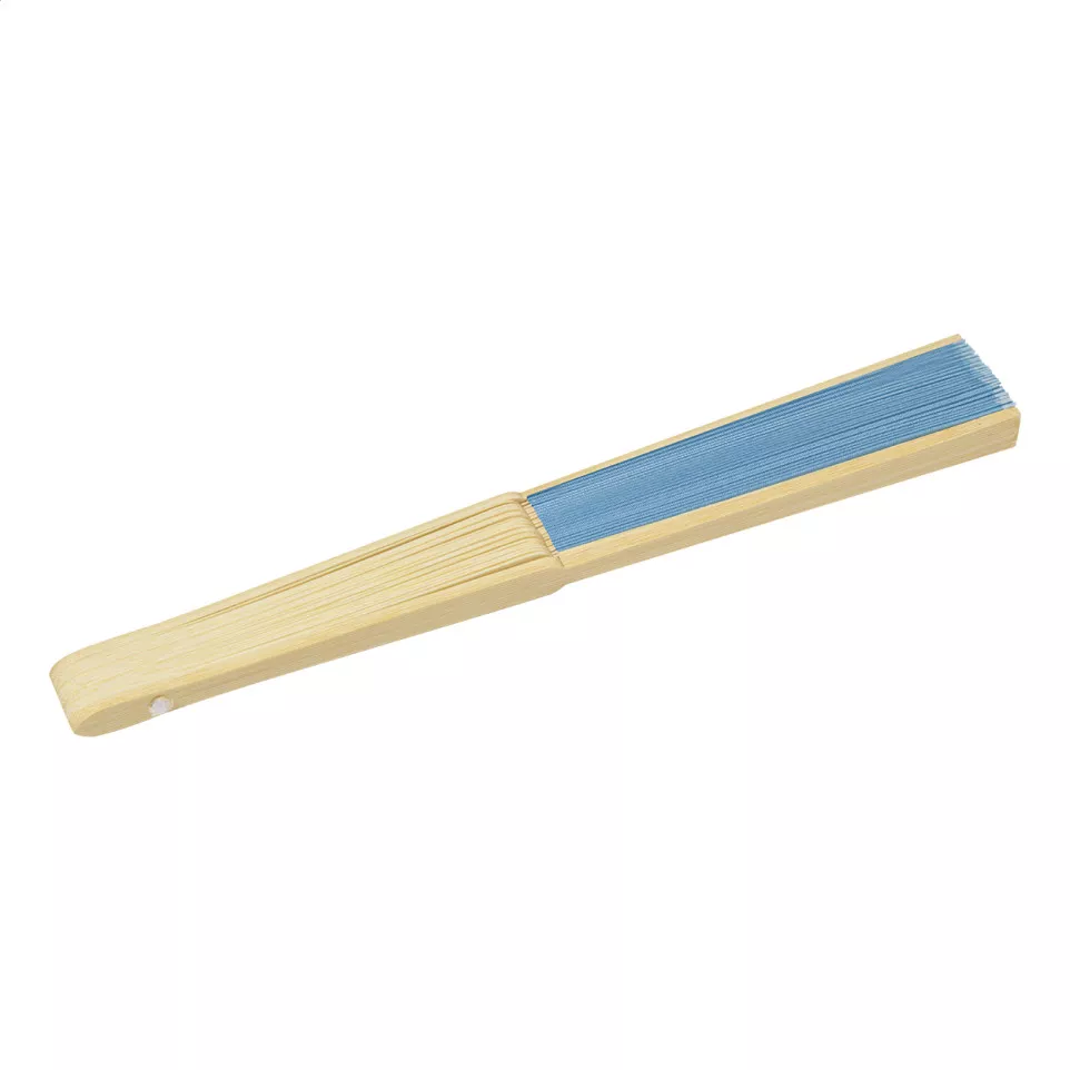 Repper light blue  RPET hand fan 