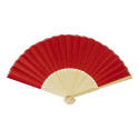 Repper red  RPET hand fan 