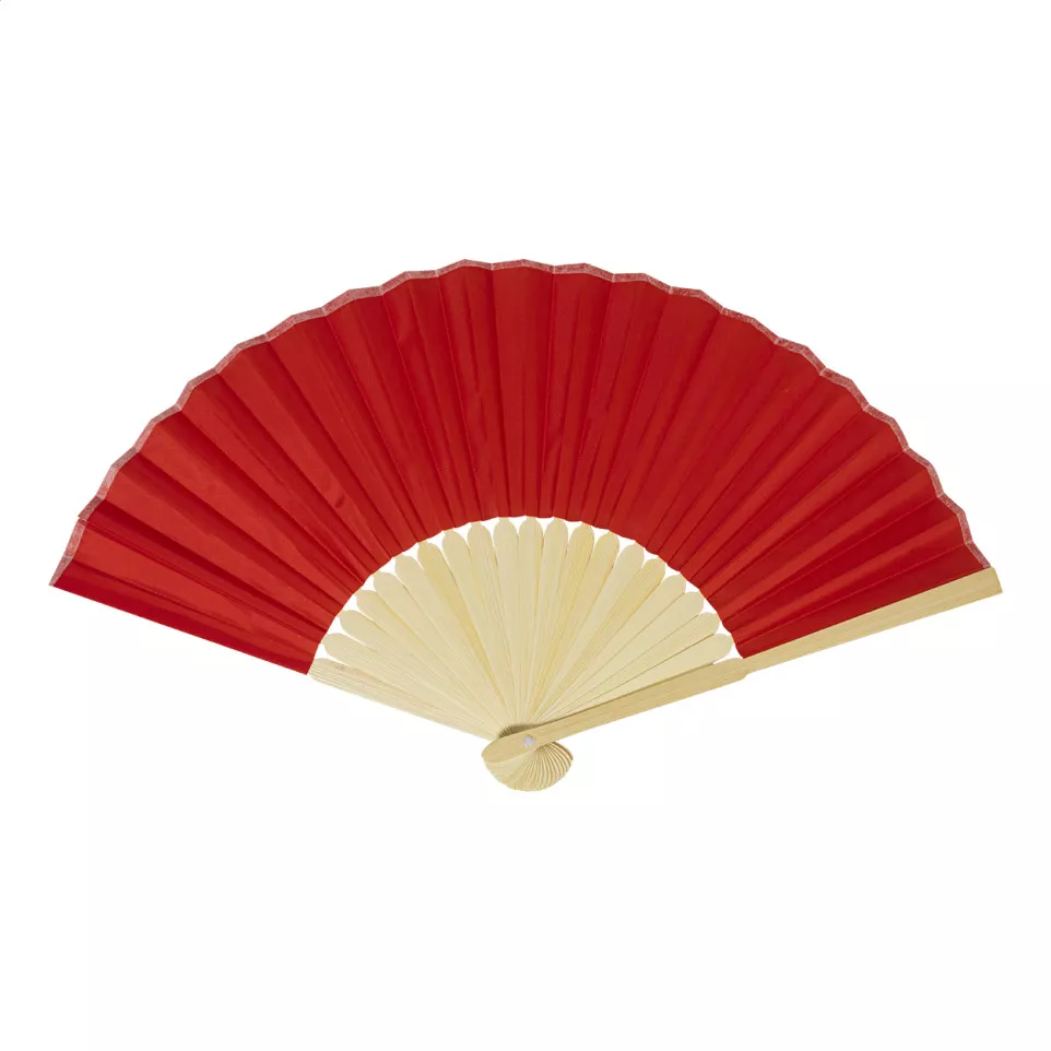 Repper red  RPET hand fan 