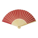 Repper red  RPET hand fan 