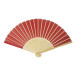 Repper red  RPET hand fan 