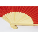 Repper red  RPET hand fan 