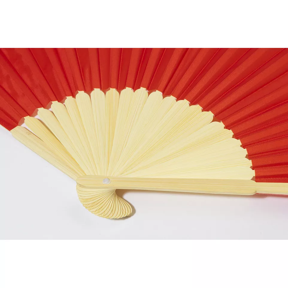 Repper red  RPET hand fan 
